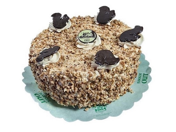 Hazelnoot schuim taartje