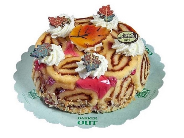 Frambozen bavaroise taartje